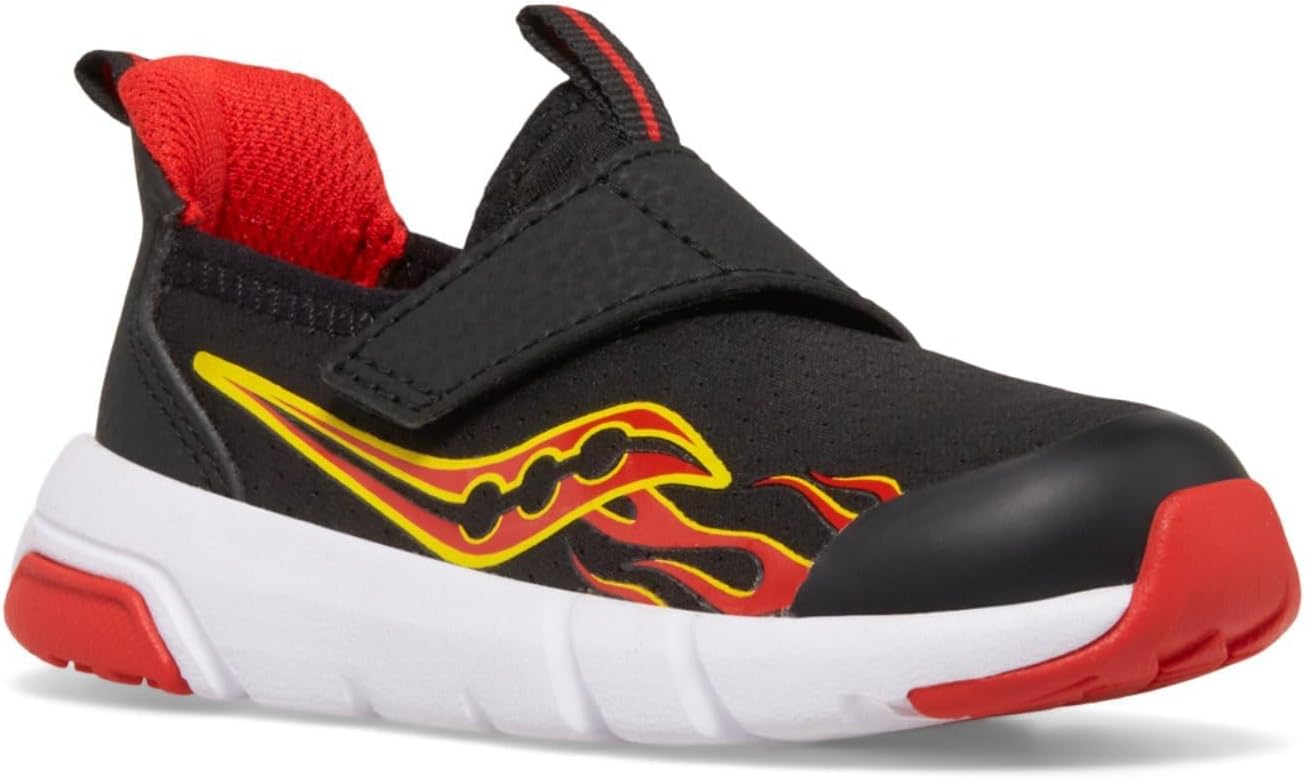 Детские кроссовки Saucony Breeze для всех полов, черный/красный — фото 2
