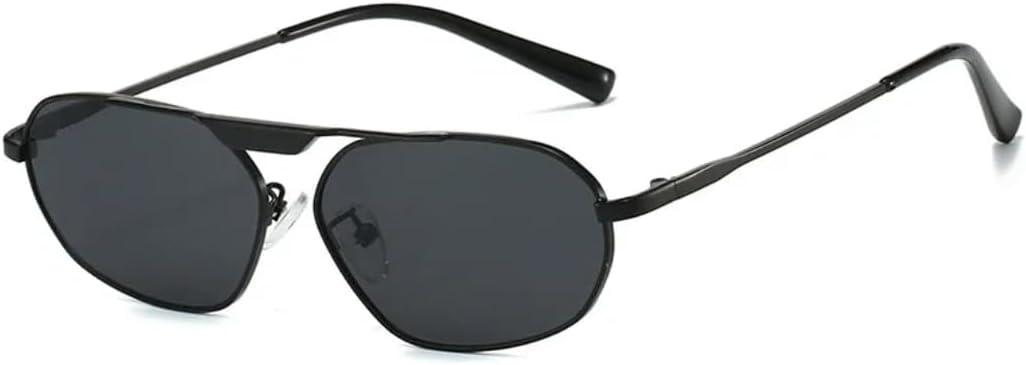 

Солнцезащитные очки с защитой от УФ-излучения UV400 | «Кошачий глаз» в стиле металл-панк | Линзы конфетных цветов для занятий спортом на открытом воздухе и вождения DSVIGF, Black Grey