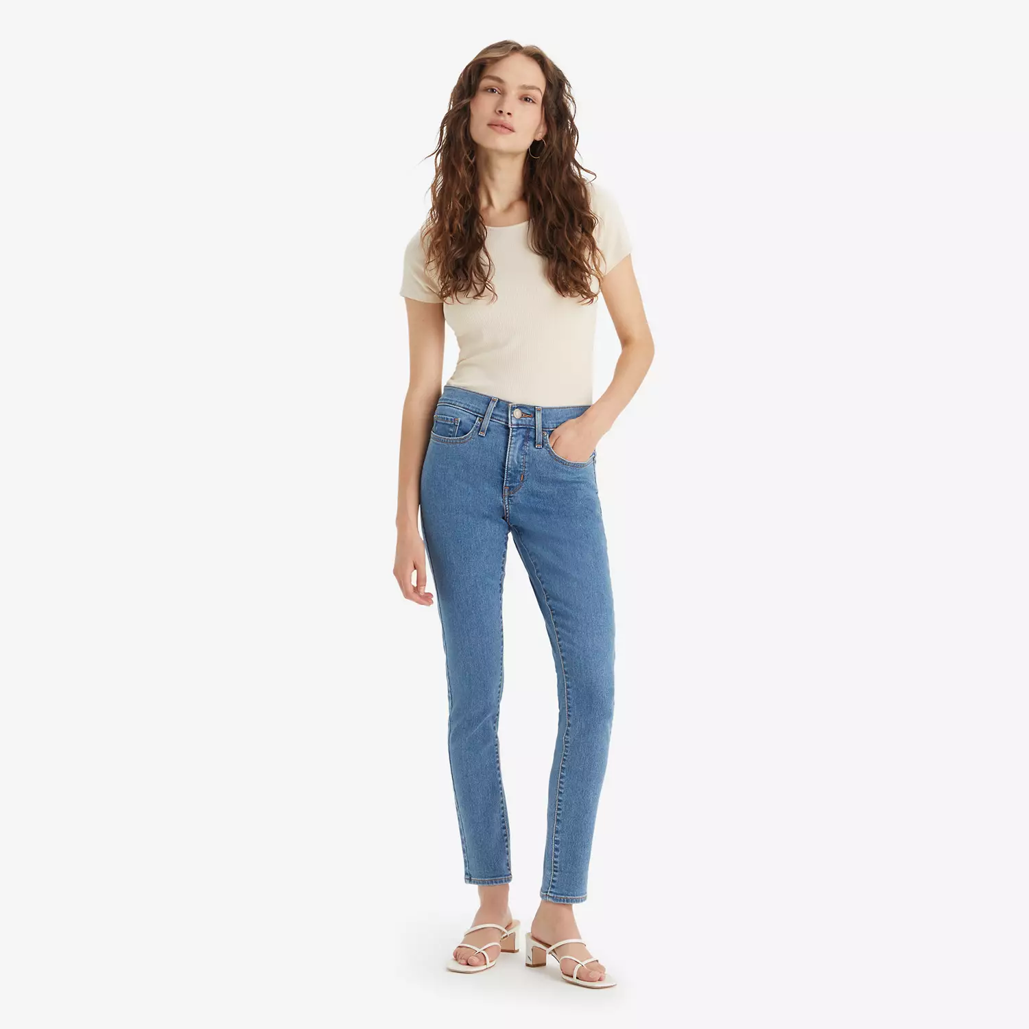 

311 Формирующие узкие женские джинсы Levi's, цвет We Have Arrived - Medium Wash