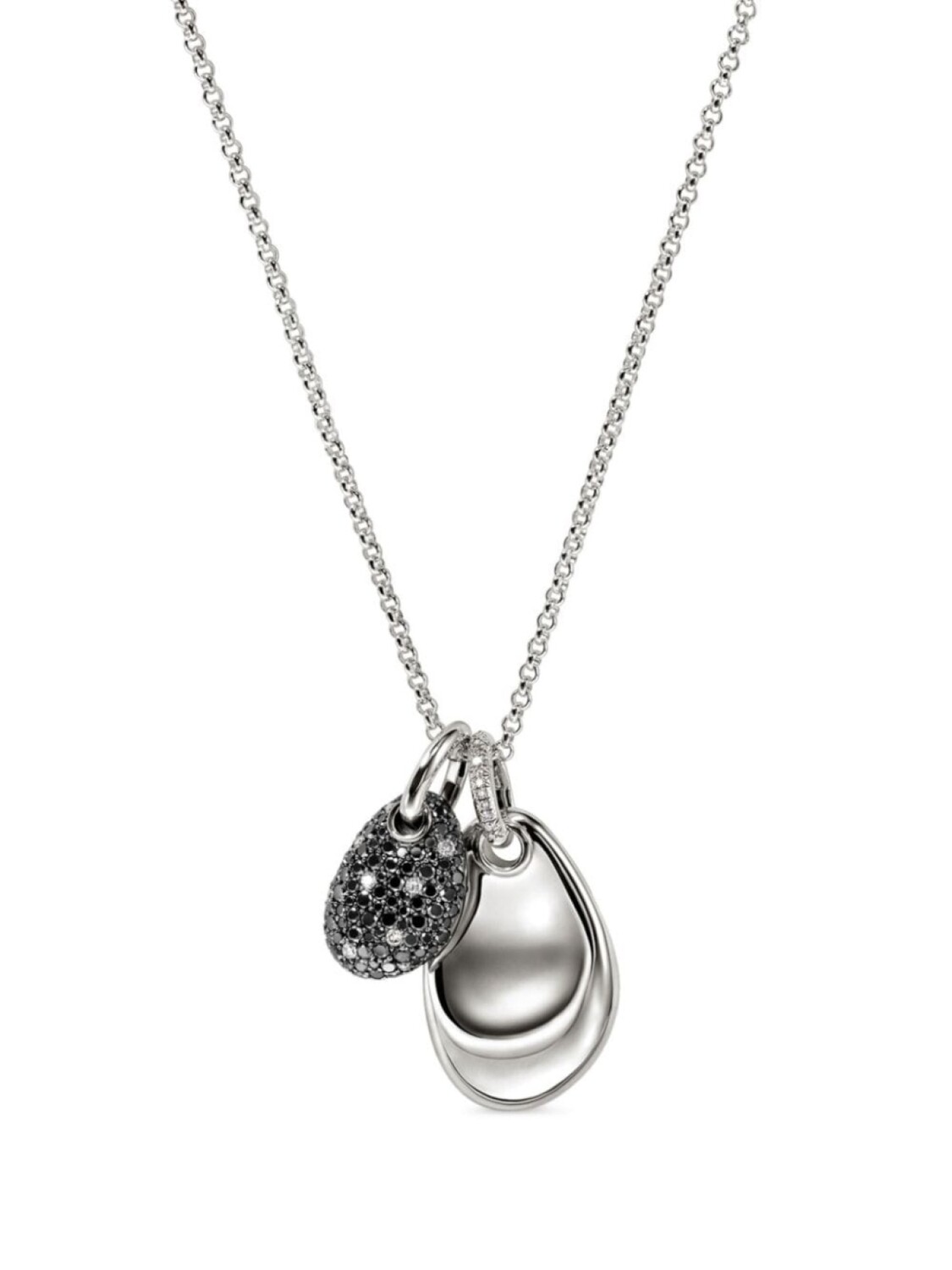 

Бриллиантовое колье Pebble Duo John Hardy, серебряный