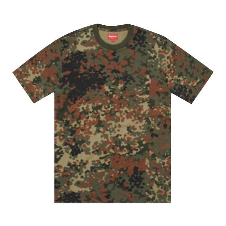 

Футболка Supreme Short Sleeve Pocket Tee, Olive German Camo