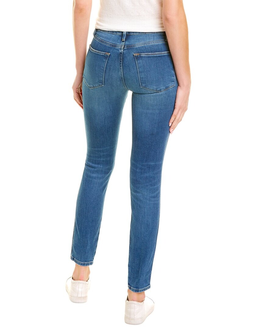 

Джинсы скинни FRAME Denim Le High Wine Ridge Rips, красный