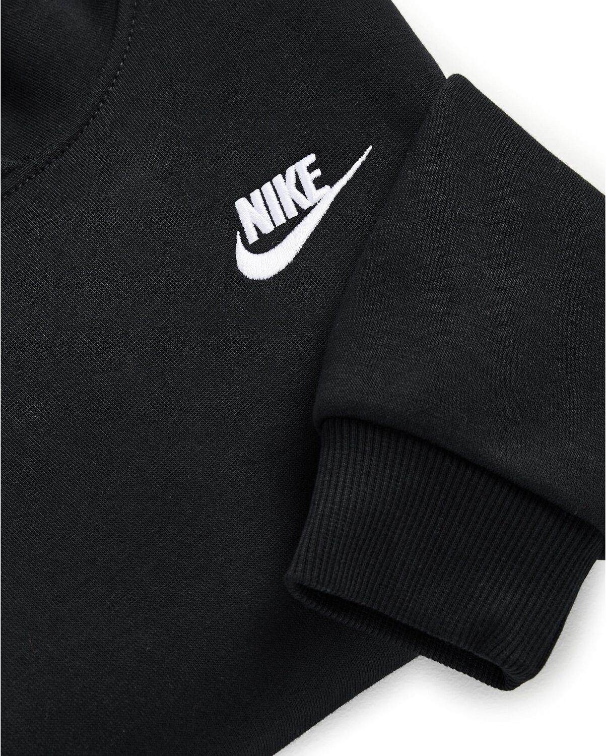 Худи Nike Kids Sportswear Club Fleece Pullover Hoodie, черный/белый — фото 3