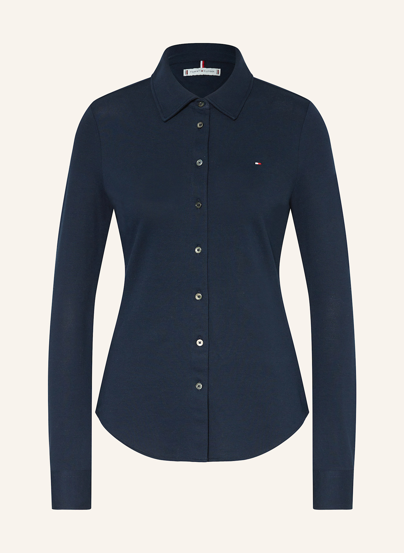 

Блузка-Рубашка пике Tommy Hilfiger, синий