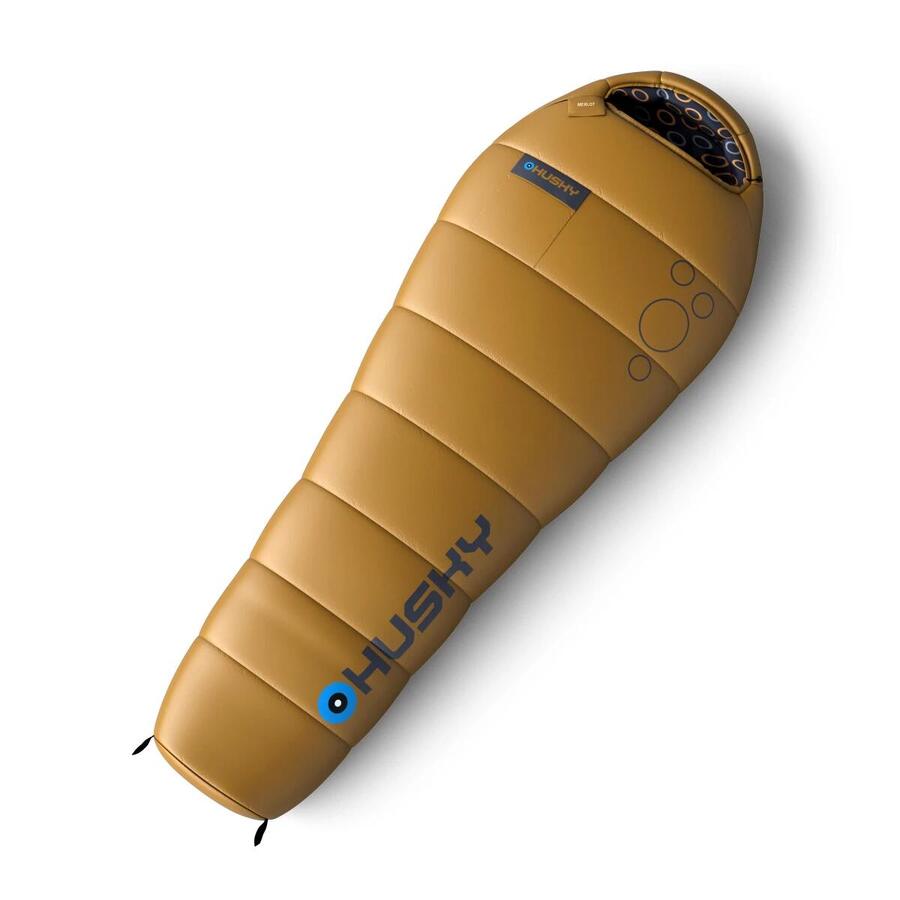 

HUSKY Спальный мешок-кокон для детей "Мумия" цвета "Мерло" (горчица) -10°C 2024 - 170 см - желтый