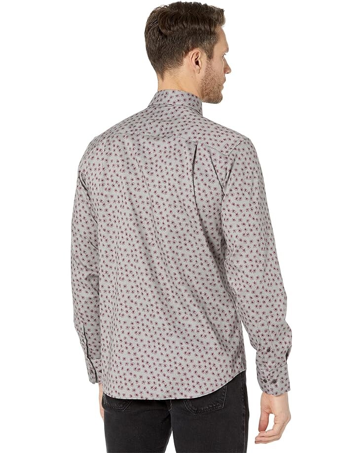 

Рубашка David Donahue Fusion Shirt, цвет Gray/Merlot