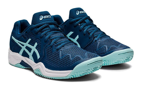 Кроссовки gel resolution 8 'light indigo clear blue' Asics, синий — фото 3