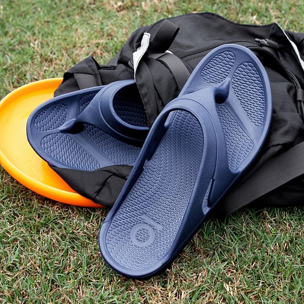 Взрослые легкие амортизирующие восстановительные шлепанцы Oka Recovery Footwear, Ocean Float Blue — фото 2
