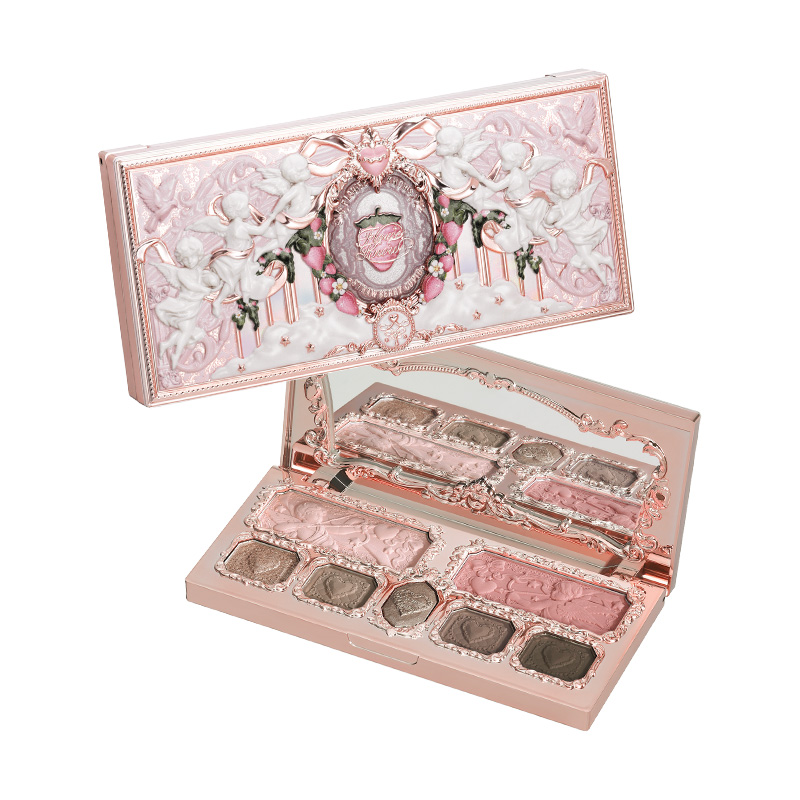 

Палетка теней для лица Strawberry Cupid Collection матовые натуральные оттенки Flower Knows, 02 Strawberry черныйcurrant