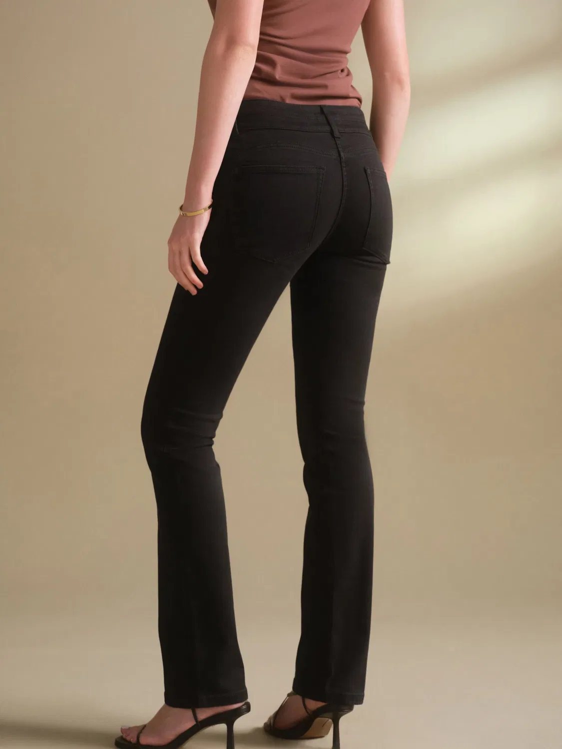 Джинсы-клеш 'Lift' Next, Black Denim — фото 3