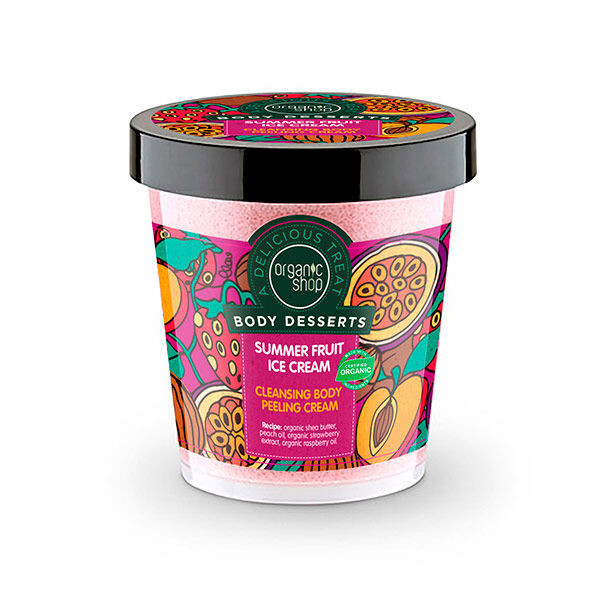 

Скраб для тела Peeling Limpiadora Corporal Helado De Frutas De Verano Organic Shop, 450 мл