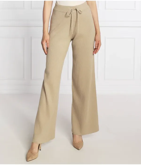 Вязаные брюки relaxed fit Tommy Hilfiger, бежевый — фото 3