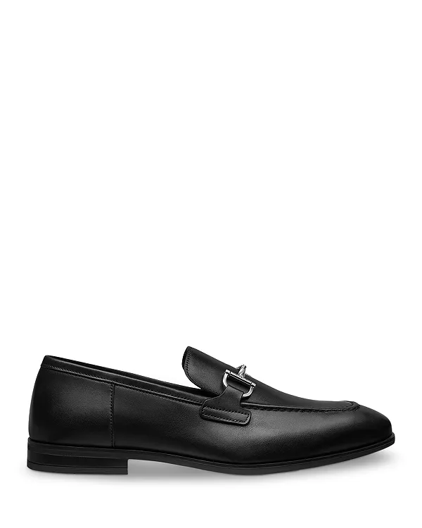 Мужские лоферы Simon Twistbit без шнурков Stuart Weitzman, черный — фото 4