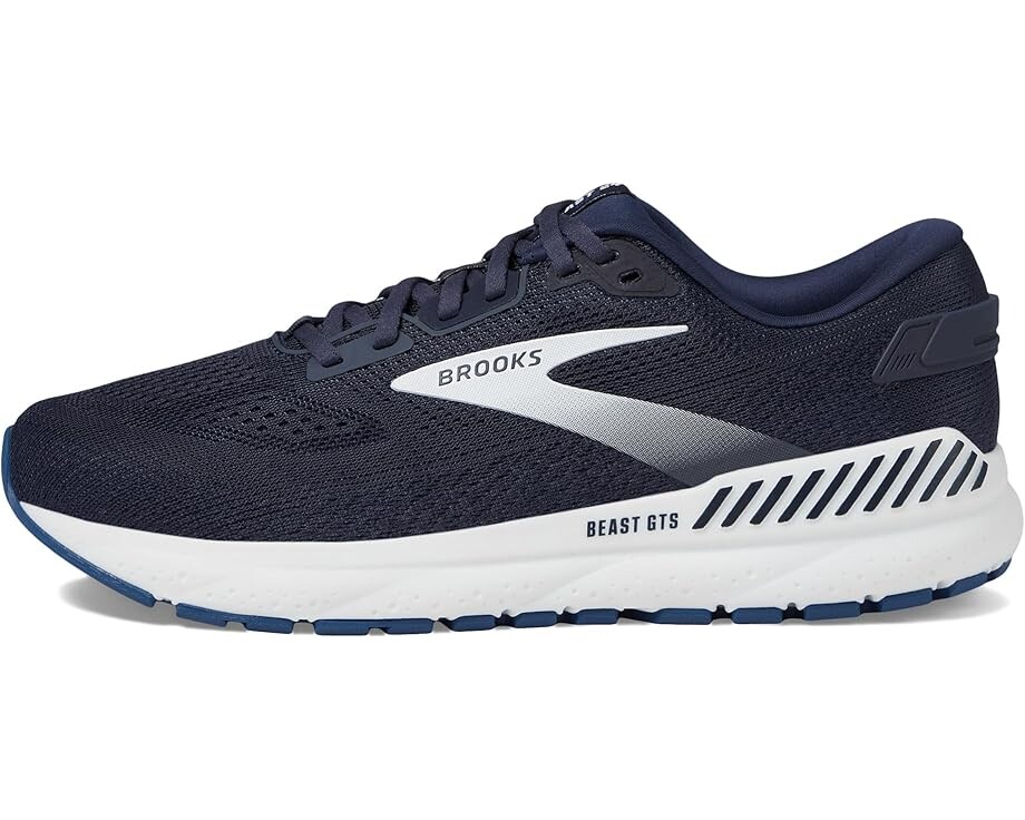 Кроссовки Brooks Beast GTS 24, цвет Peacoat/True Navy/White — фото 4