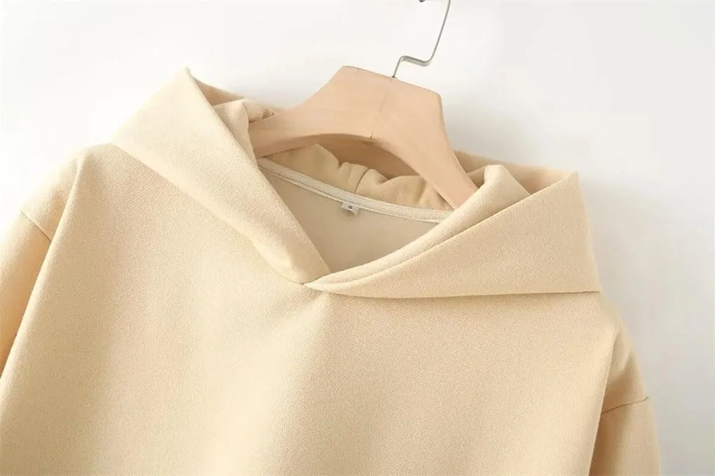 Женский спортивный костюм из худи и широких брюк, Generic, 4 — фото 3