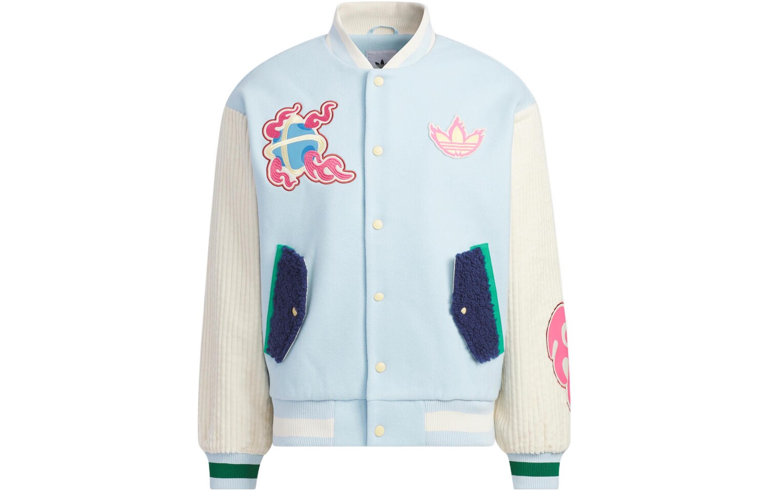 

Бейсбольная майка Melting Sadness X Melting Sadness унисекс Snow Crystal Blue Adidas Originals, голубой
