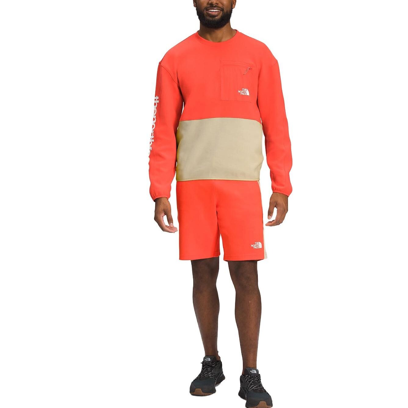 

Толстовка мужская оранжевая The North Face, оранжевый
