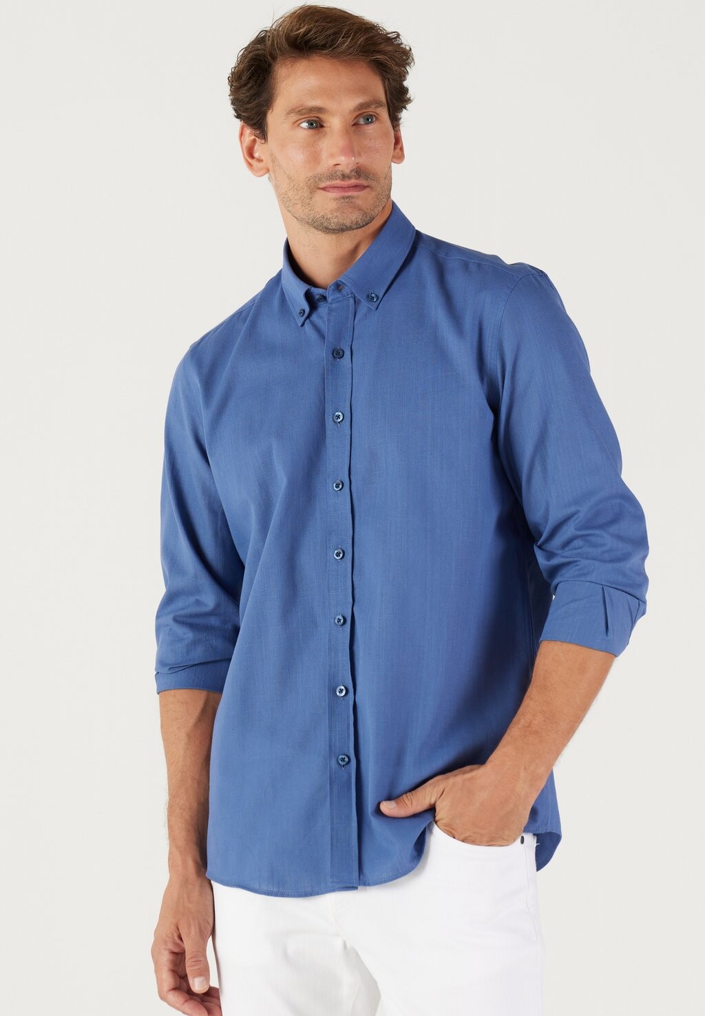 

Рубашка AC&CO / ALTINYILDIZ CLASSICS, цвет Slim Fit Shirt