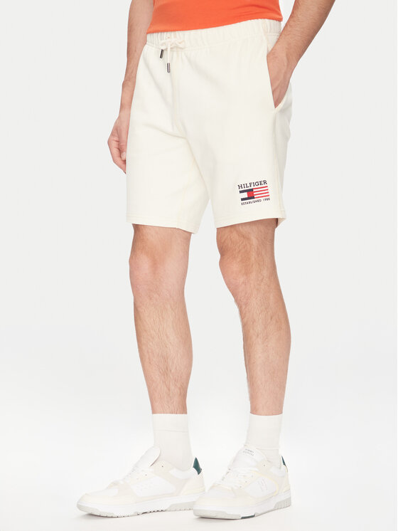 

Спортивные шорты обычного кроя American MW0MW39862 Tommy Hilfiger, экрю
