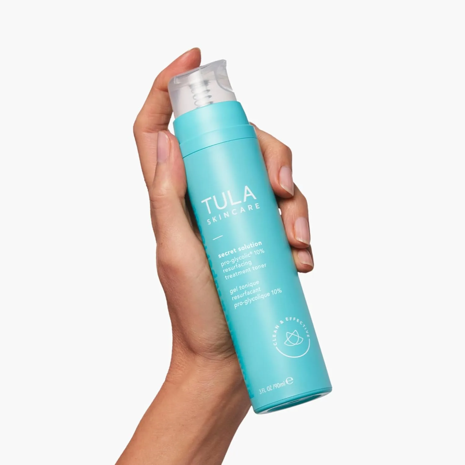 Тоник Tula — Skin Care Secret Solution Pro-Glycolic % pH Resurfacing Toner - , мягко отшелушивающий и, 70 мл — фото 3