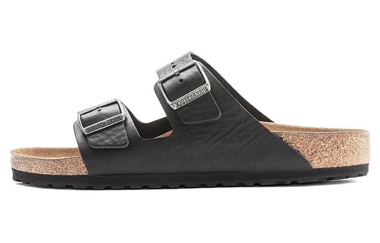 

Birkenstock Сандалии Arizona Grip из кожи цвета «Винтажное дерево» (черные)