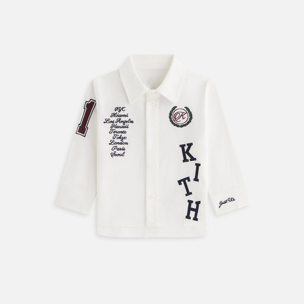 

Топ Kith Baby Varsity Apollo Shirt, цвет Silk