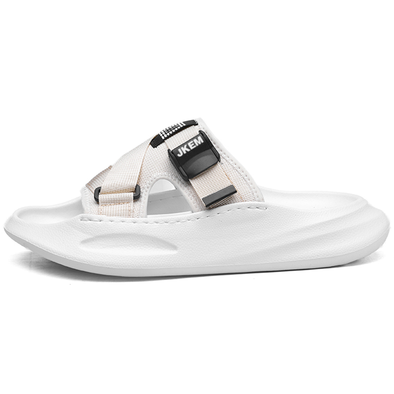 

JKEM Скользостойкие износостойкие шлепанцы EVA для мужской обуви экрю, цвет Ecru