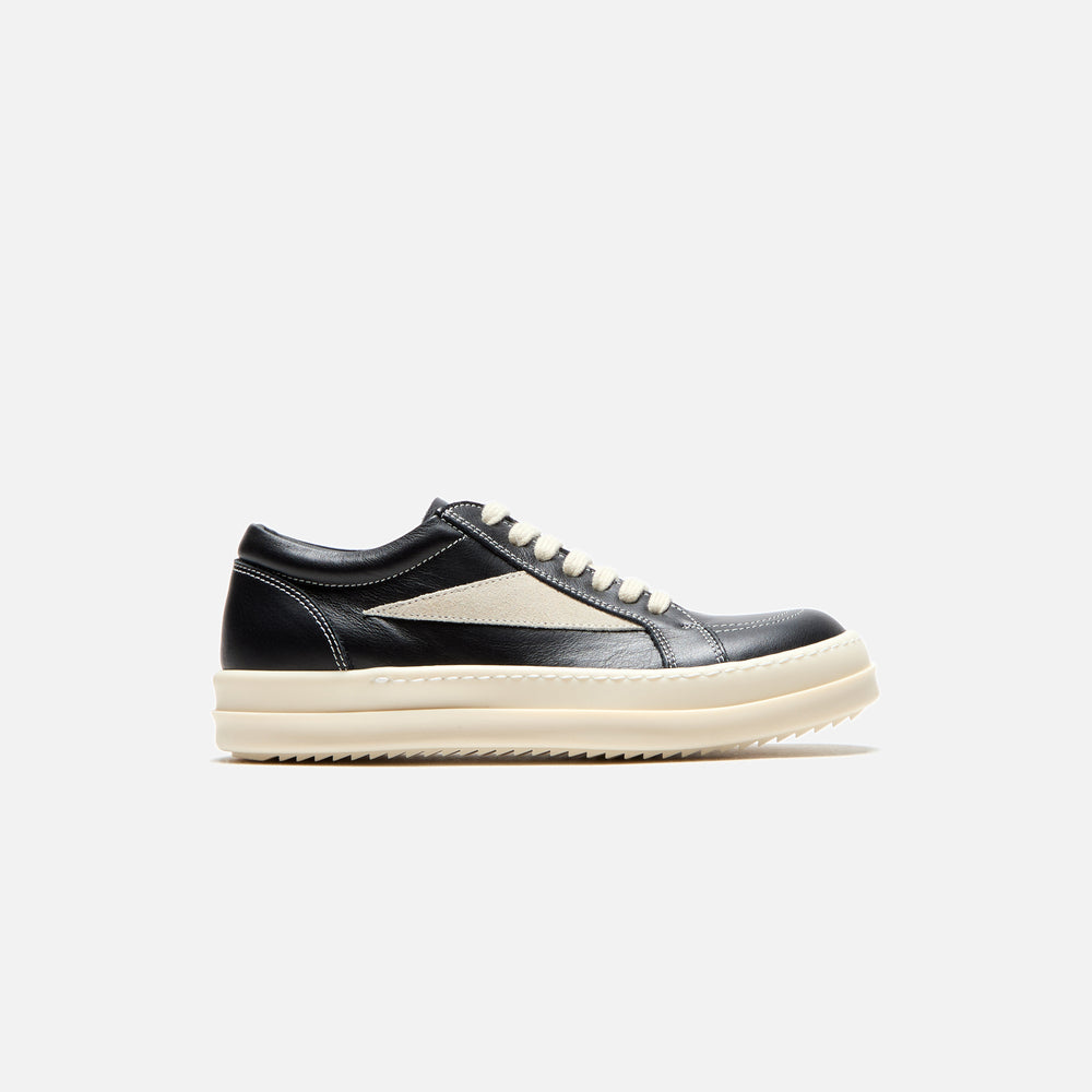 

Кроссовки Rick Owens Kids Scarpe Pelle Vintage Sneakers, цвет Black/Milk/Milk