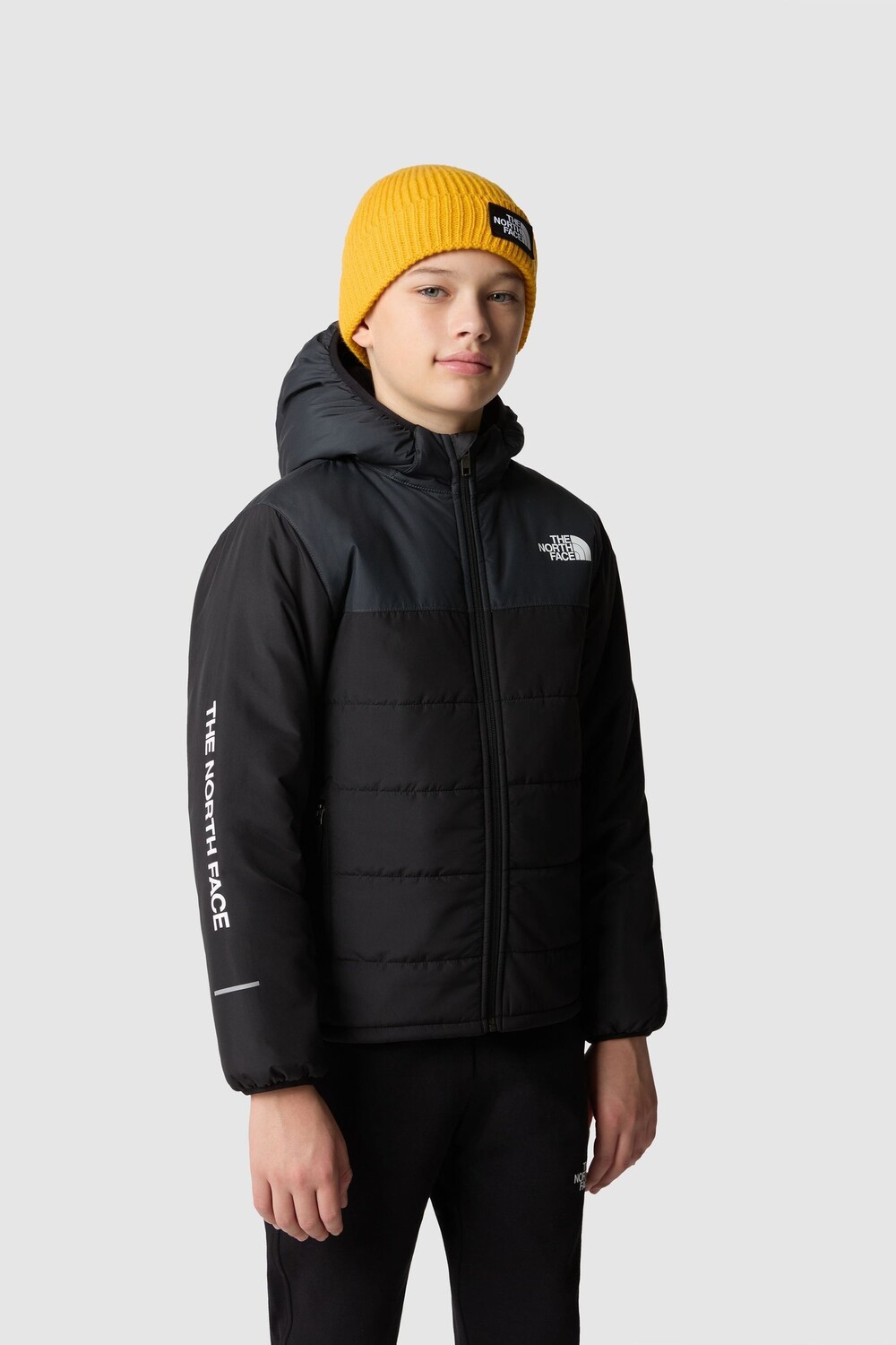 

Куртка Never Stop Exploring для мальчиков The North Face, серый