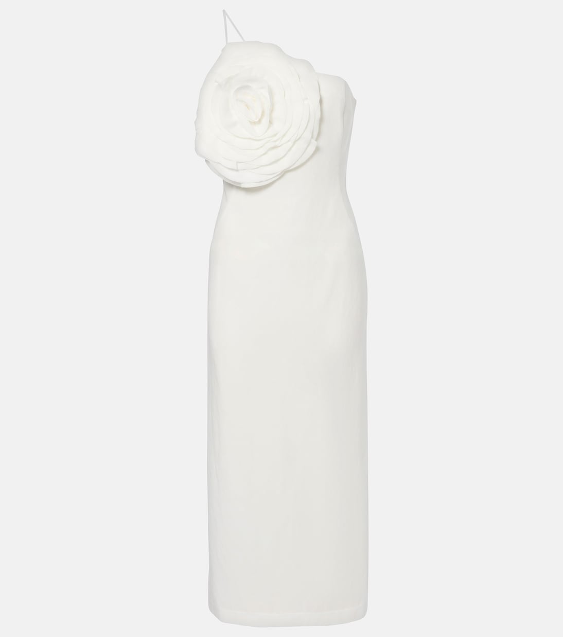 

Платье миди с цветочной вышивкой Blumarine, White Pearl