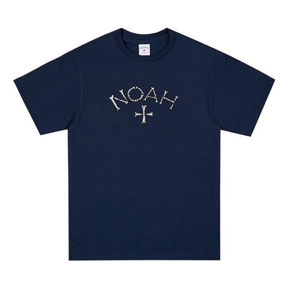 

Футболка bones core logo t-shirt 'navy' Noah, синий