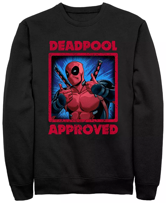 

Мужская толстовка с капюшоном Deadpool Approved Crew Fleece Fifth Sun, черный