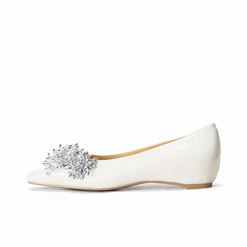 SHOEMAKER QUEEN Женские повседневные туфли Women's - молочно-белые, цвет Milk White