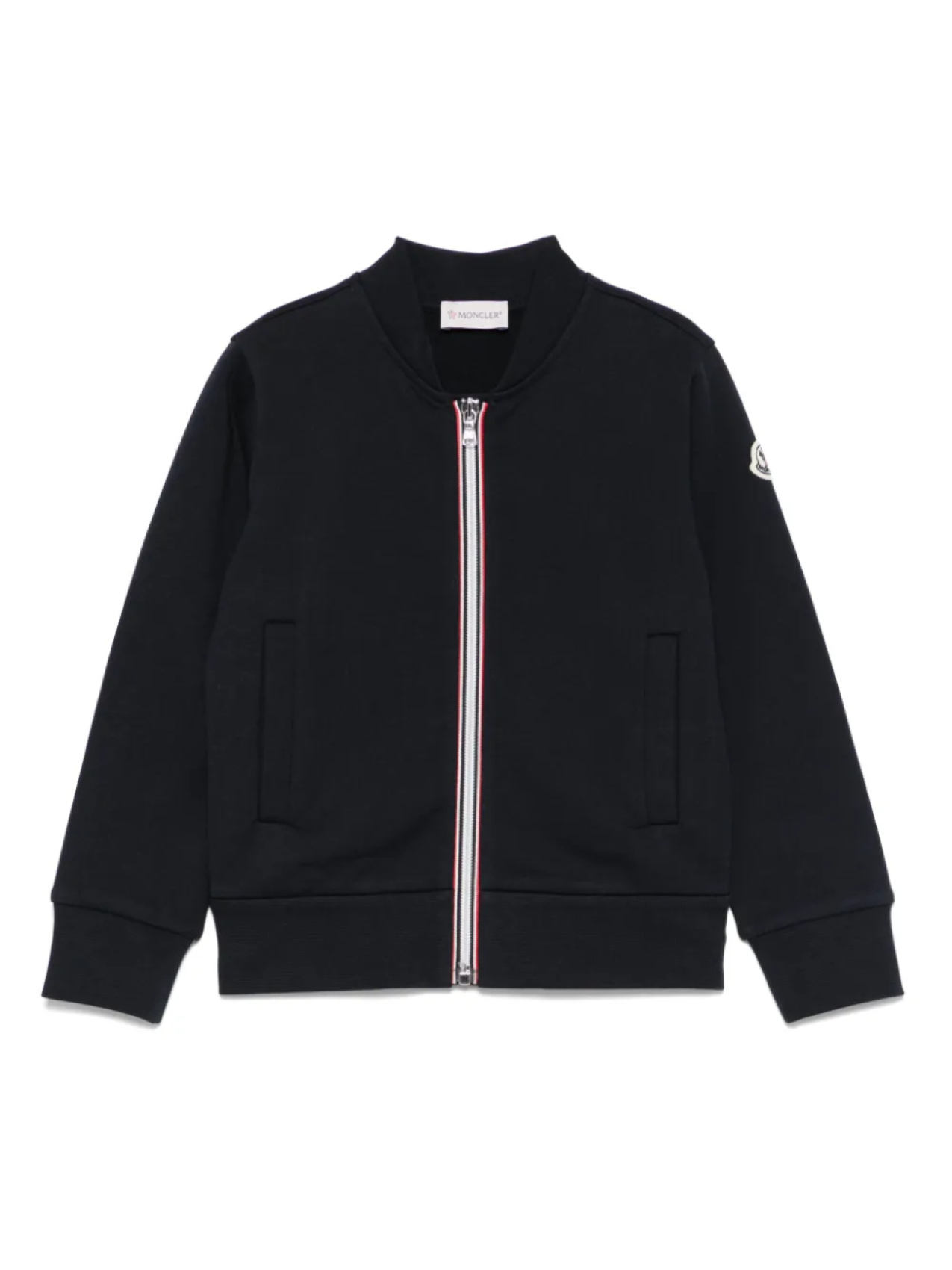 

Толстовка с нашивкой-логотипом Moncler Enfant, синий