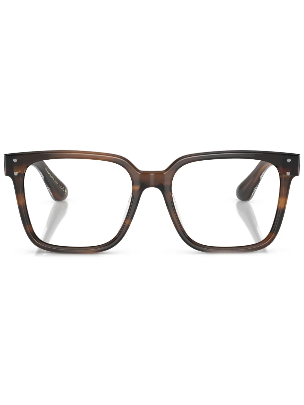 

Очки в квадратной оправе Oliver Peoples, коричневый