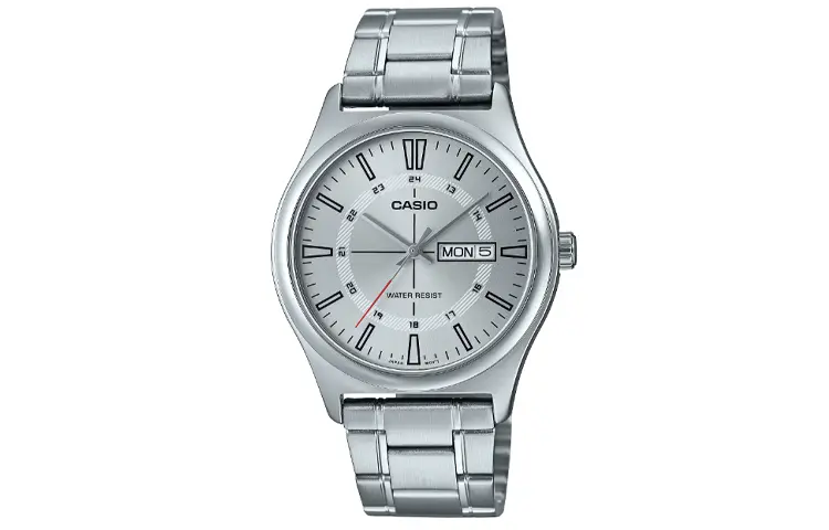 

CASIO Часы Men Standard Series Silver Watch MTP-V006D-7C, Silver Dial