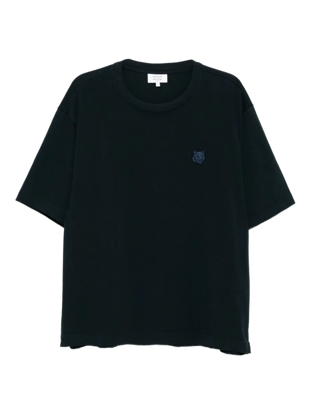 

Футболка с нашивкой Maison Kitsuné, синий