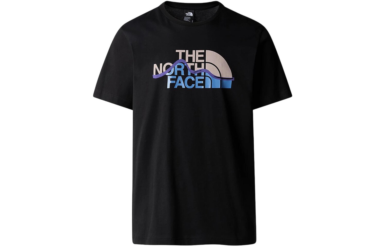 

Футболка мужская черная The North Face, черный