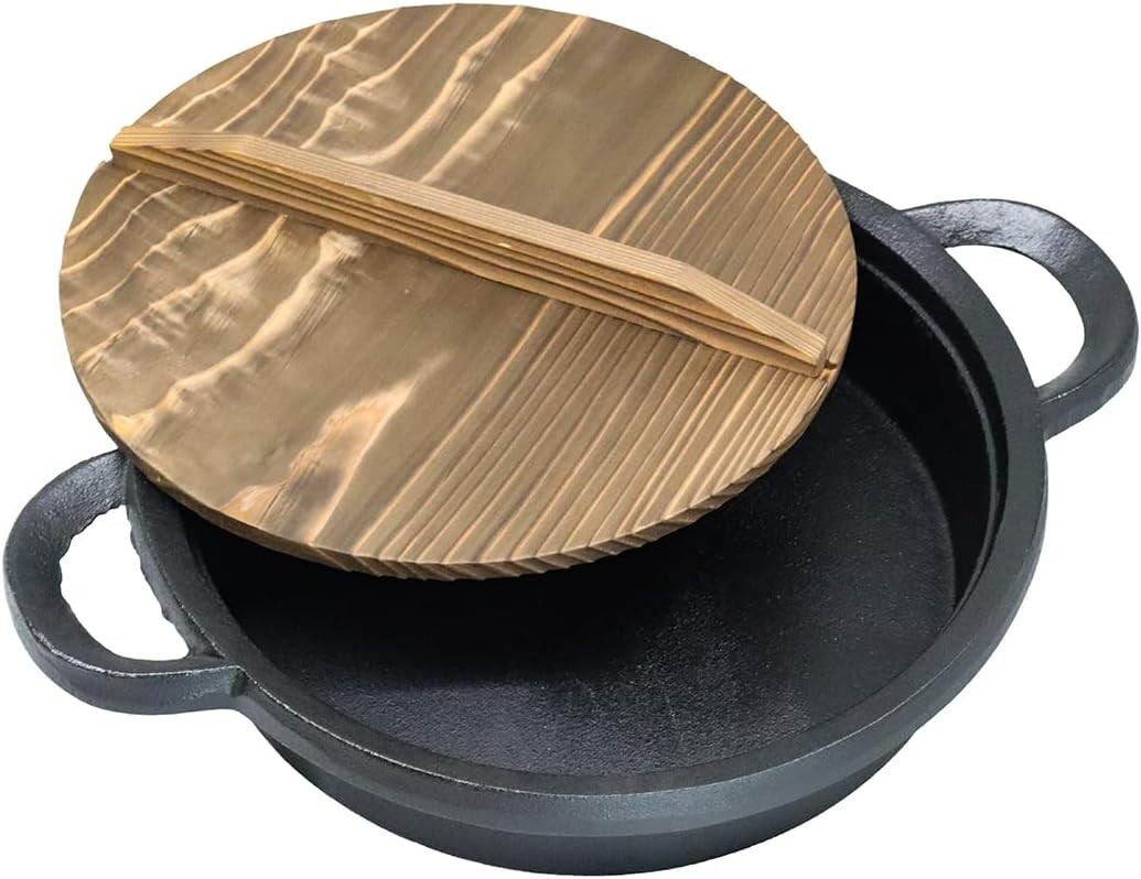 

Чугунная кастрюля Asahi Gyoza, 11,0 дюймов (28 см) (совместима с газом, индукцией), коммерческое использование Castle Enterprise, Guyoza Pot 11.0 Inches (28 Cm)