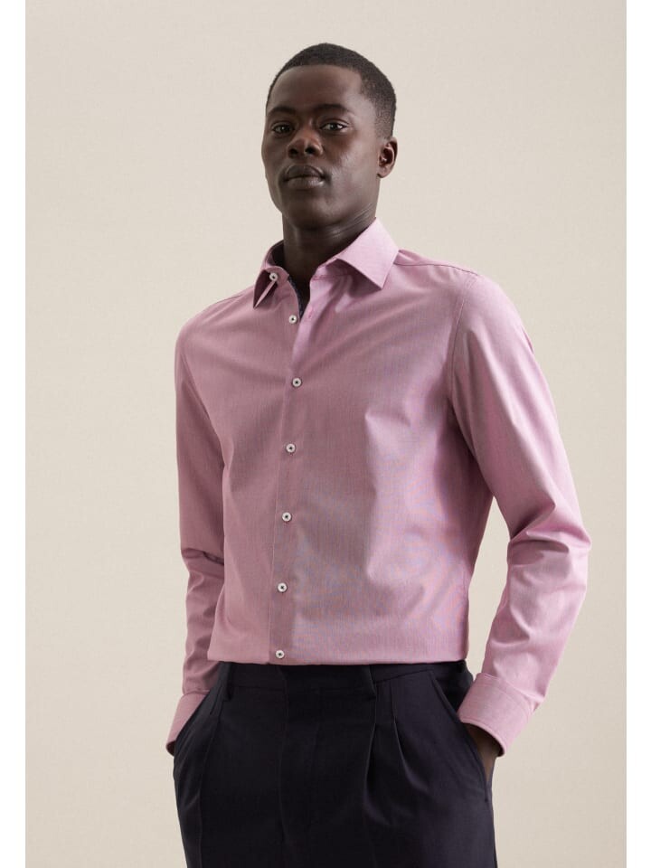 

Рубашка Seidensticker Business Hemd Slim, цвет Rosa/Pink