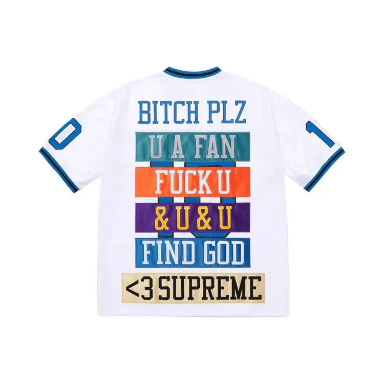 Футболка Supreme Find God Jersey 'White' — фото 2