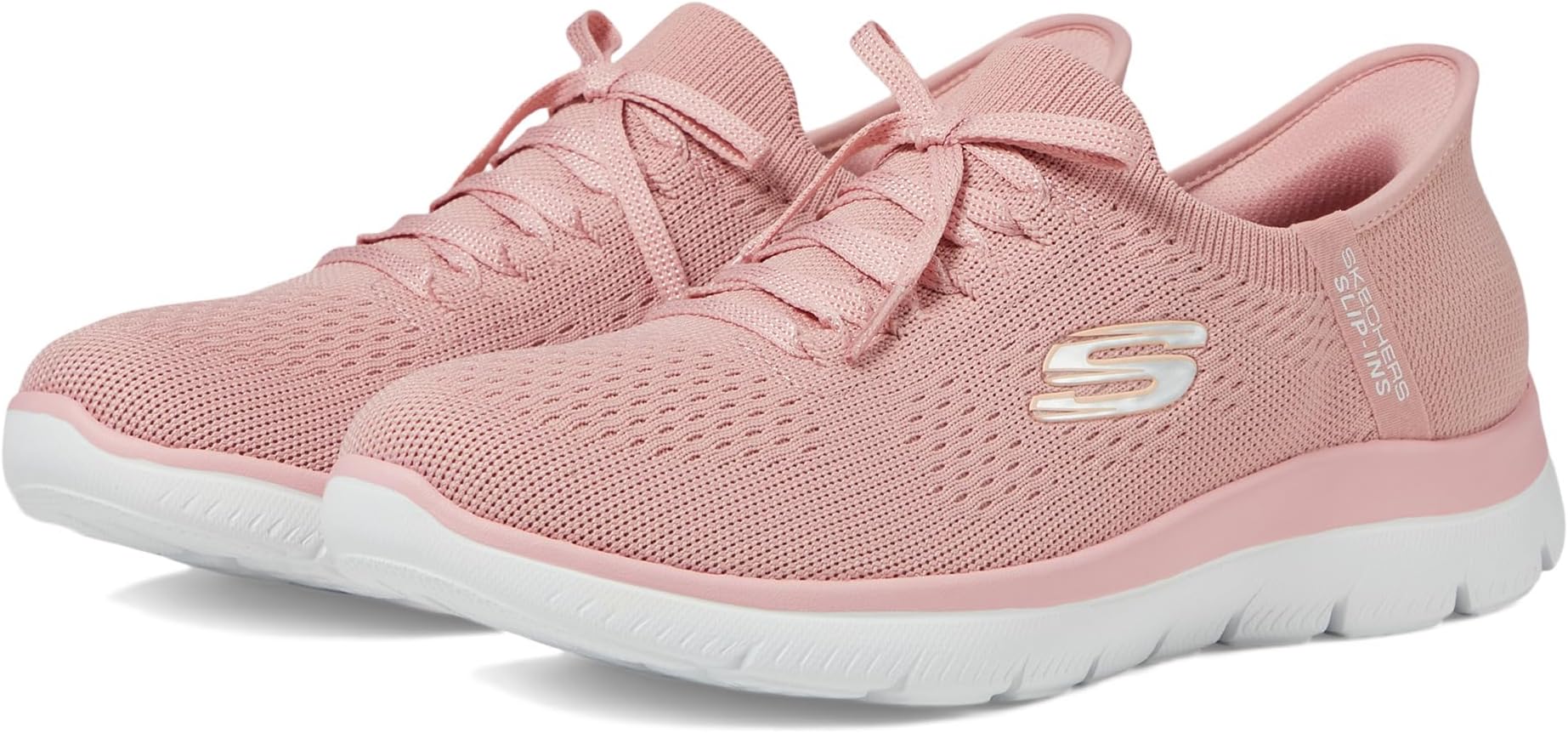 Кроссовки SKECHERS Summit New Daily Hands Free Slip-Ins, цвет Rose