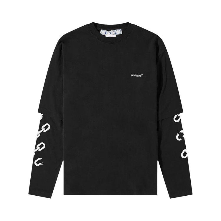 

Футболка Off-White Chain Arrow Double Tee, Black