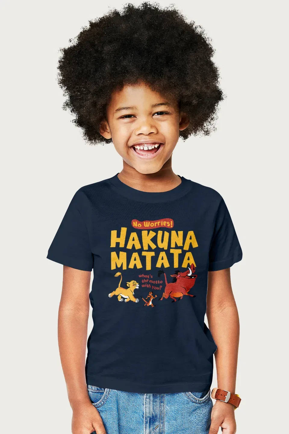 Футболка The Lion King Hakuna Matata Disney, темно-синий