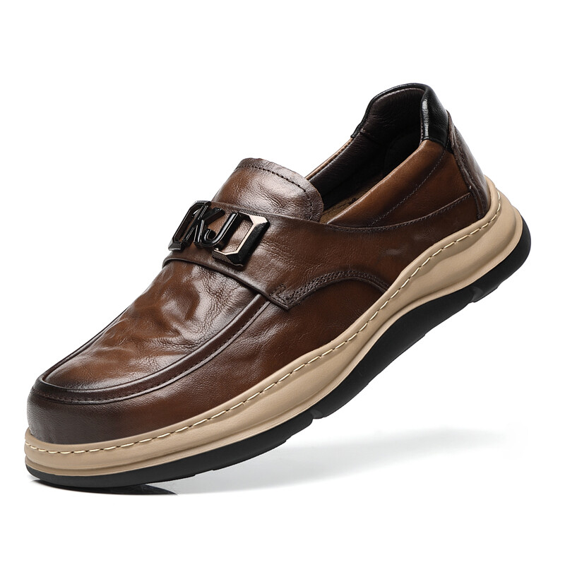 Туфли мужские Men"s Casual Men Low-Top Kj, коричневый — фото 3
