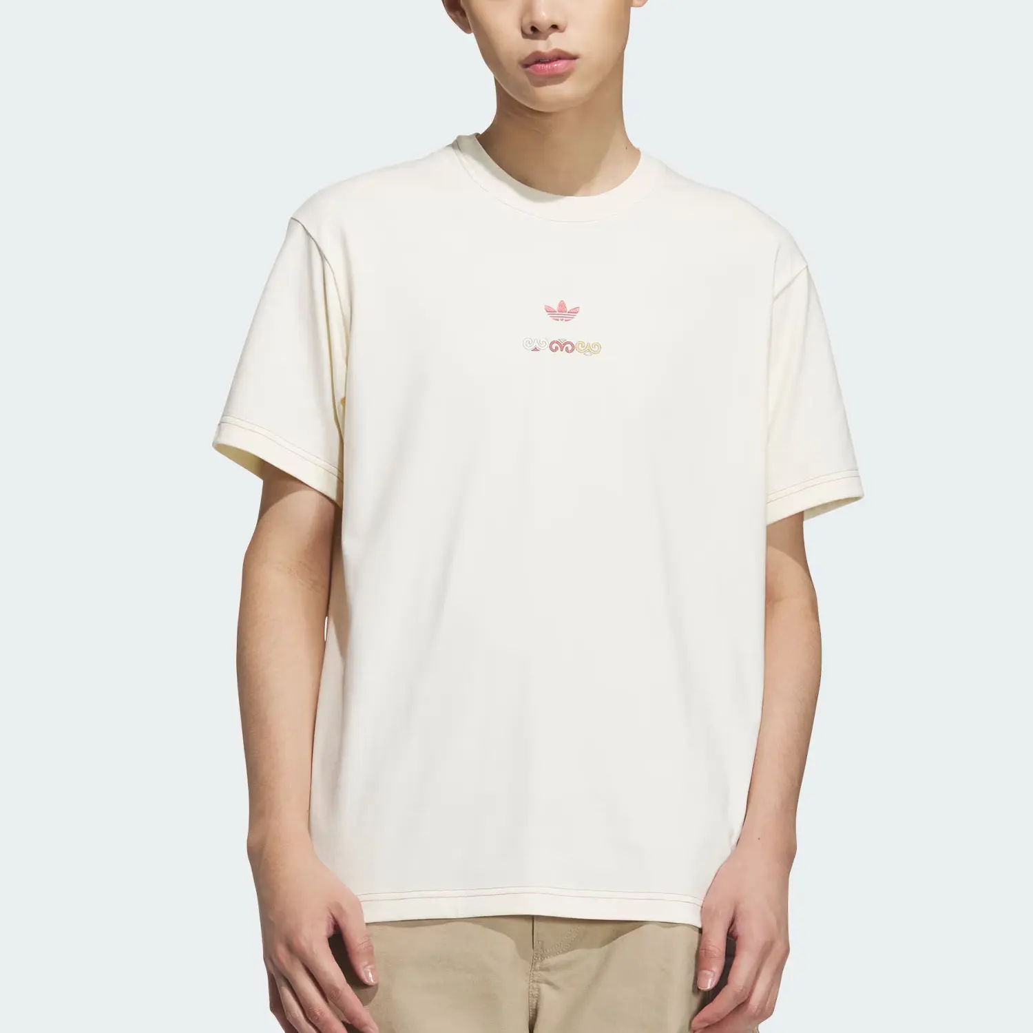Adidas Originals Футболка мужская ivory — фото 4