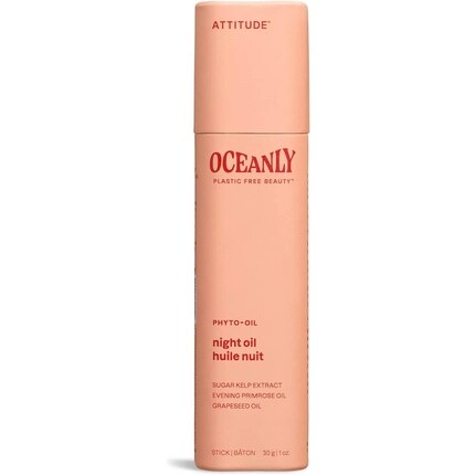 

ATTITUDE Oceanly Night Oil Stick Растительные и минеральные ингредиенты, проверенные EWG Веганские продукты для ухода за кожей ФИТО МАСЛО Без запаха 30 грамм