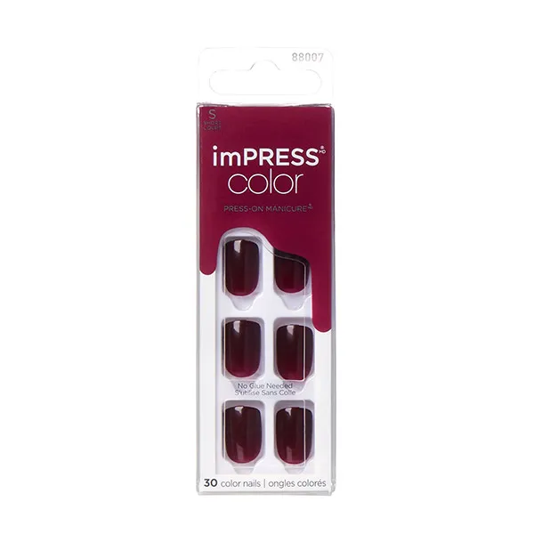 

Искусственные ногти Impress Color Kiss, цвет cherry up