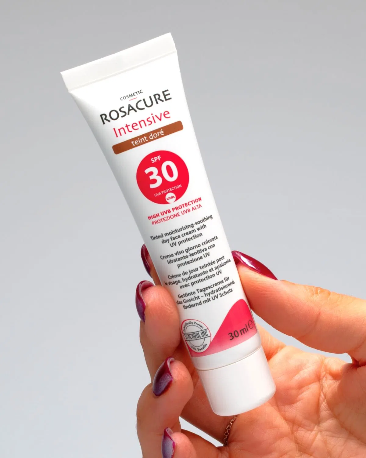 Крем для лица SPF SYNCHROLINE Тонирующий Rosacure Intensive teintée Dore — фото 2