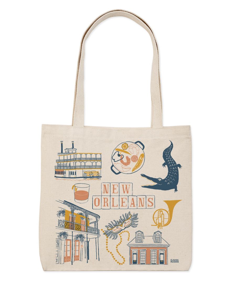 

Повседневная сумка New Orleans Claudia Pearson, Blue, gray, yellow